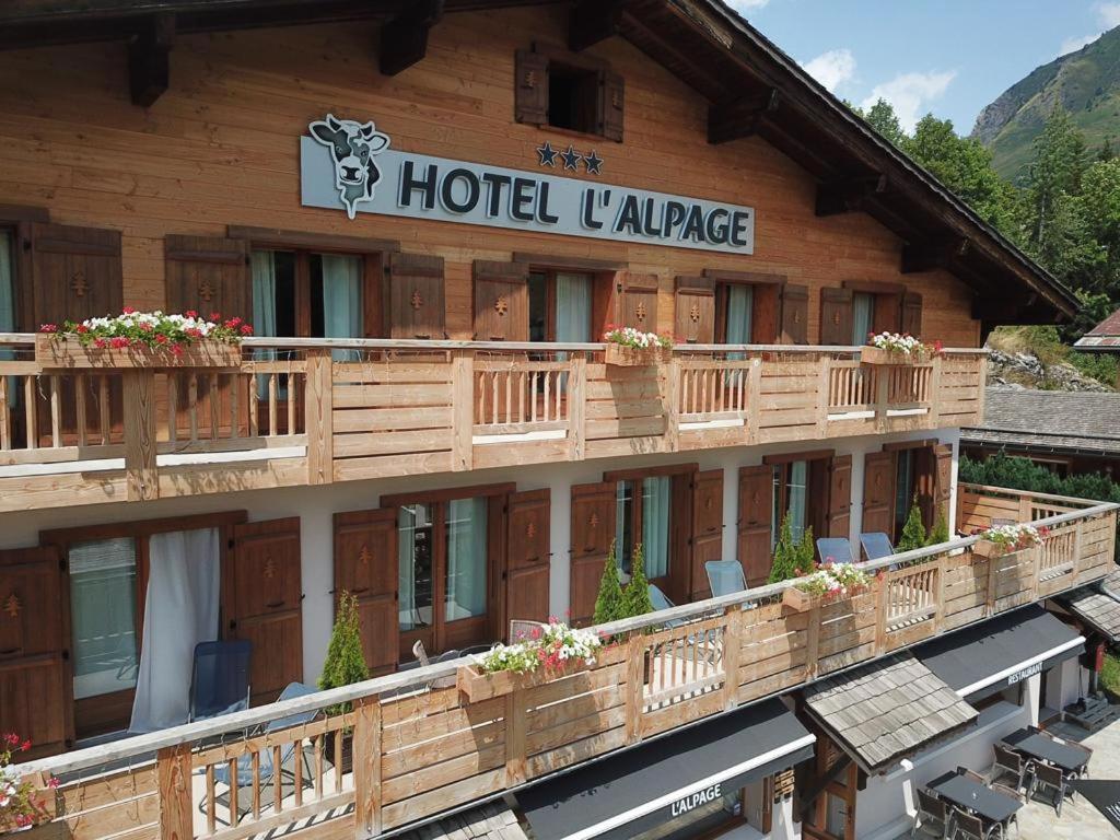 Hotel L'Alpage Le Grand-Bornand Exteriér fotografie